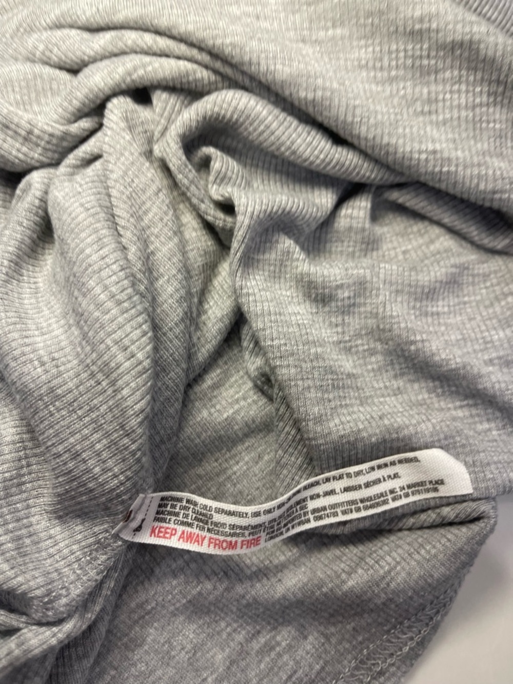 FP Beach Gray Ribbed Tank Cover Up - Picture 11 of 13